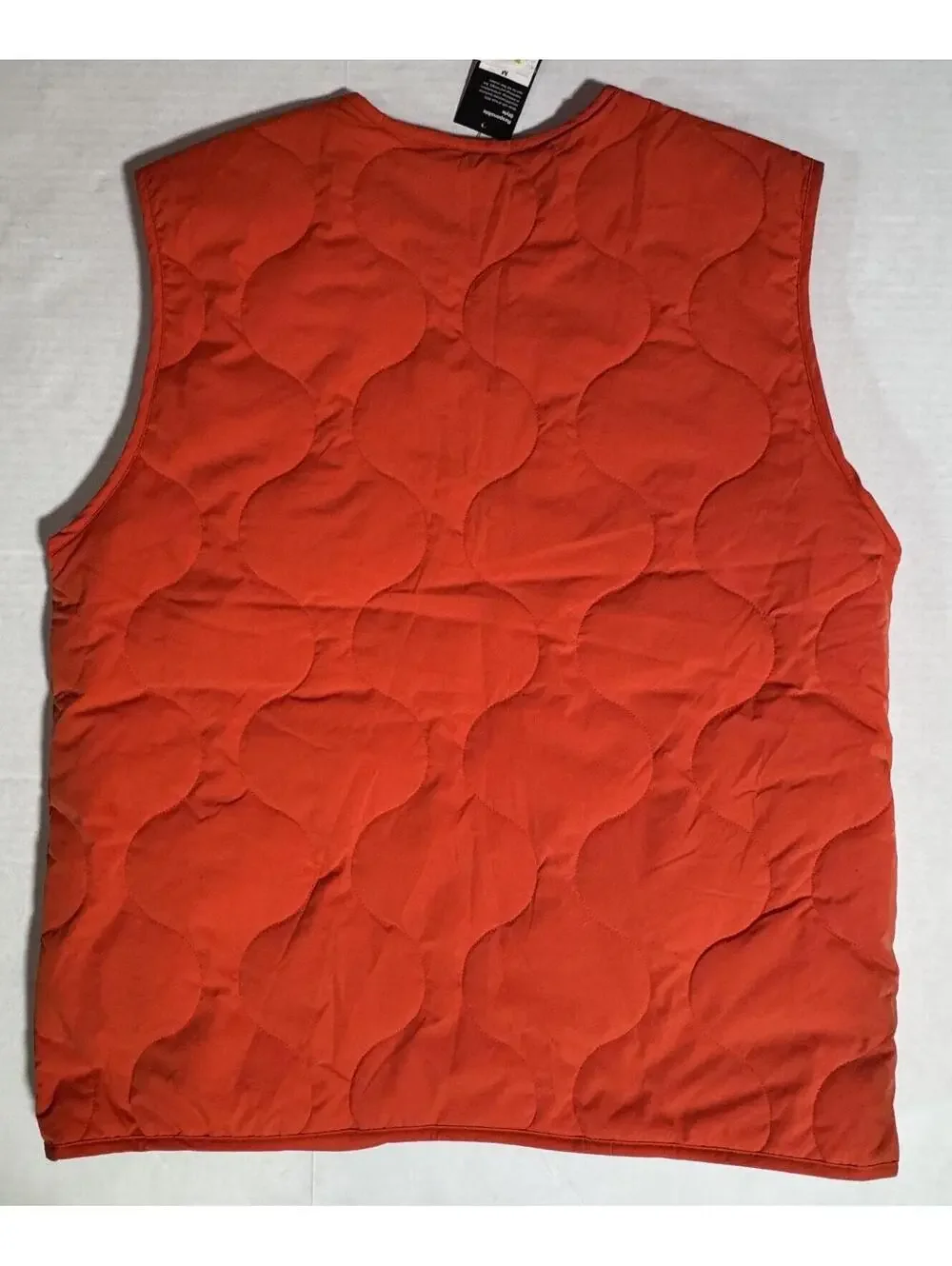 Original Use Orange Puffer Vest Full Zip Pockets Men's Size M NEW NWT